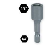 Ivy Classic 45067 1/2 x 1-7/8" Hex Magnetic Nut Setter